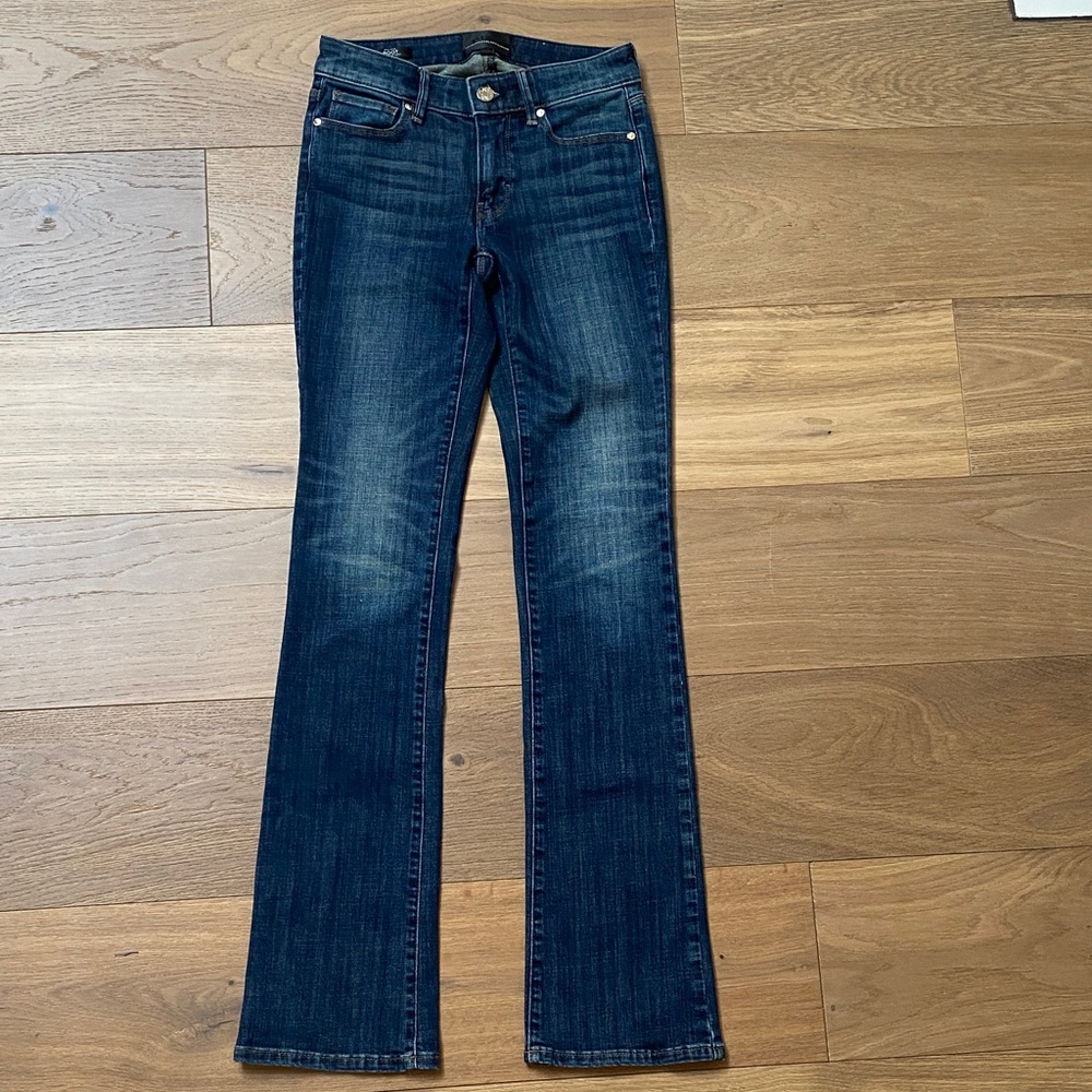 WHBM mid-rise boot everyday soft Classic Blue Denim Women's Jeans